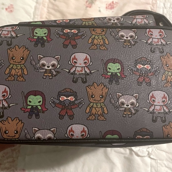 "Loungefly Marvel Guardians of the Galaxy Kawaii All Over Print Mini Backpack " - Picture 10 of 12